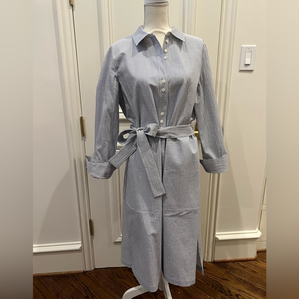 Lafayette 148 New York Shirt Dress with belt
